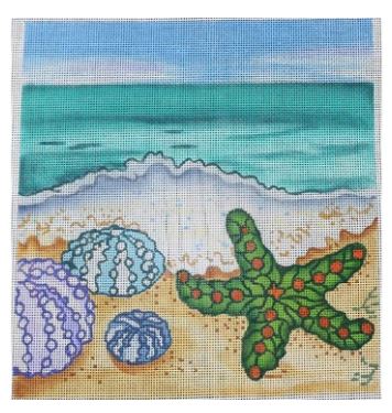 click here to view larger image of Beach Scene M (hand painted canvases)