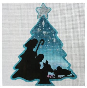 click here to view larger image of Bethlehem Tree (hand painted canvases)