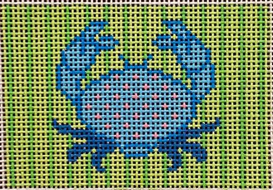 click here to view larger image of Blue Crab Insert (hand painted canvases)