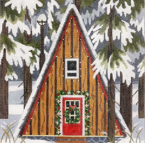 click here to view larger image of Cabin in the Woods (hand painted canvases)