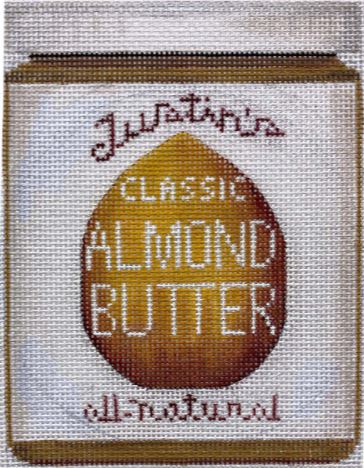 click here to view larger image of Justins Almond Butter Jar (hand painted canvases)