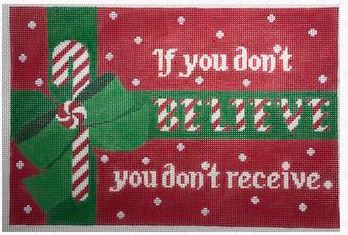click here to view larger image of If You Don’t Believe You Don’t Receive (hand painted canvases)