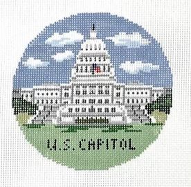 click here to view larger image of U S Capitol (hand painted canvases)