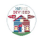 click here to view larger image of House Divided Ole Miss and MSU (hand painted canvases)