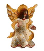 click here to view larger image of Mini Nativity - Second Angel (hand painted canvases)