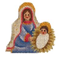 click here to view larger image of Mini Nativity - Mary and Jesus (hand painted canvases)