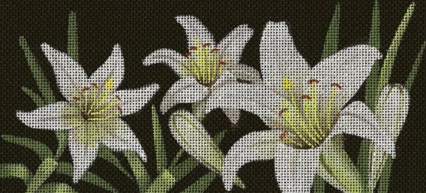 click here to view larger image of Lillies of the Field (hand painted canvases)