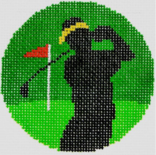 click here to view larger image of Golfer (hand painted canvases)