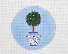 click here to view larger image of Topiary - Spring (hand painted canvases)