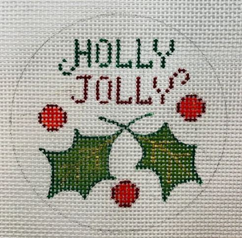 click here to view larger image of Holly Jolly (hand painted canvases)