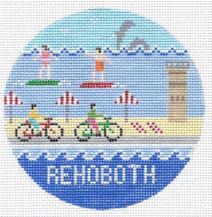 click here to view larger image of Rehoboth Beach, DE (hand painted canvases)