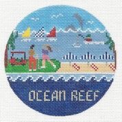 click here to view larger image of Ocean Reef Club (hand painted canvases)