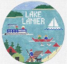 click here to view larger image of Lake Lanier, GA (hand painted canvases)