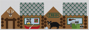 click here to view larger image of Cabin House (hand painted canvases)