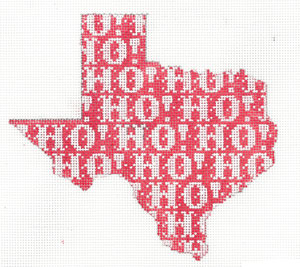 click here to view larger image of Texas HOHOHO (hand painted canvases)