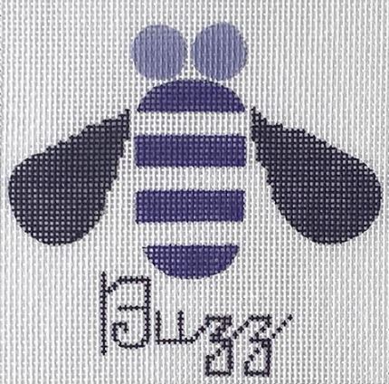 click here to view larger image of Buzz/Purple (hand painted canvases)