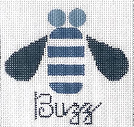 click here to view larger image of Buzz/Blue (hand painted canvases)