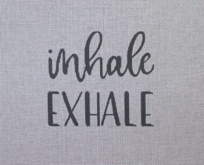 click here to view larger image of Inhale Exhale (hand painted canvases)