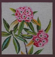 click here to view larger image of Pink Flowers (hand painted canvases)