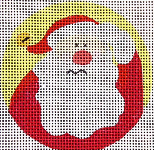 click here to view larger image of Thinking Santa (hand painted canvases)