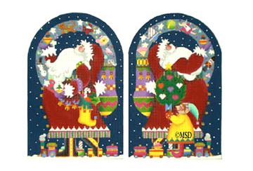 click here to view larger image of Magic Santa Dome (hand painted canvases)