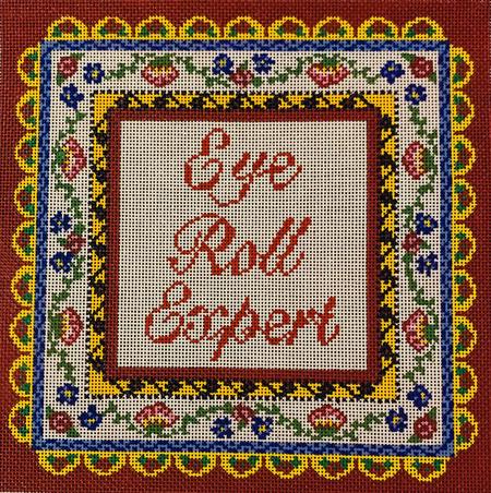 click here to view larger image of Eye Roll Expert (hand painted canvases)