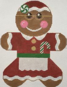 click here to view larger image of Giant Gingerbread Mrs Claus (hand painted canvases)