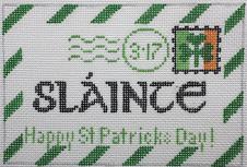 click here to view larger image of Mini Letter - St Patricks Day (hand painted canvases)