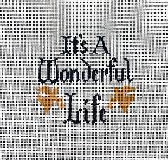 click here to view larger image of Its a Wonderful Life (hand painted canvases)