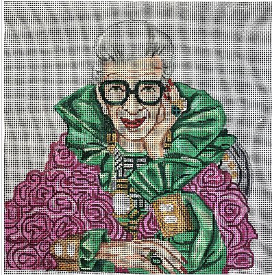 click here to view larger image of Iris Apfel (hand painted canvases)