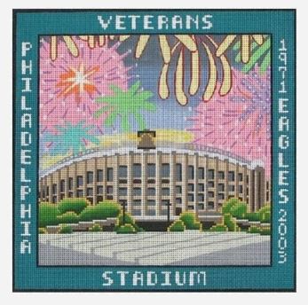 click here to view larger image of Veterans Stadium   (hand painted canvases)