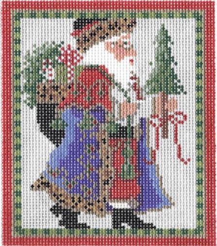 click here to view larger image of St. Petersburg Santa (hand painted canvases)