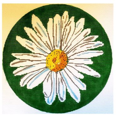 click here to view larger image of Round Shasta Daisy (hand painted canvases)