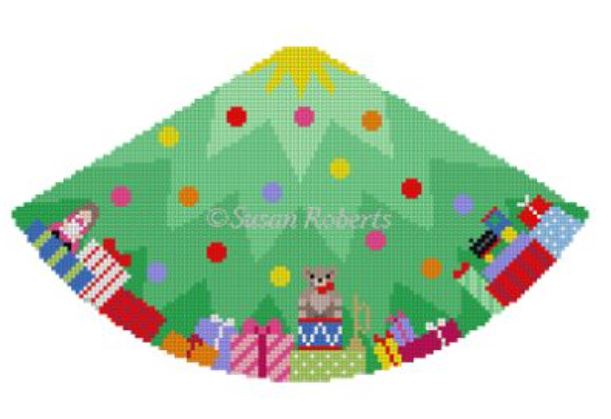 click here to view larger image of Cone Christmas Tree (hand painted canvases)