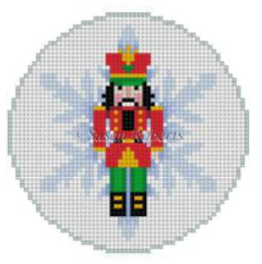 click here to view larger image of Snowflake - Nutcracker (hand painted canvases)