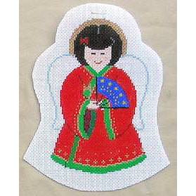 click here to view larger image of Japanese Angel (hand painted canvases)