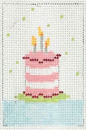 click here to view larger image of PDQ (Pretty Darn Quick) Kit - Birthday Cake (needlepoint kits)