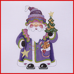 click here to view larger image of Squatty Santa - COSA-06 (hand painted canvases)