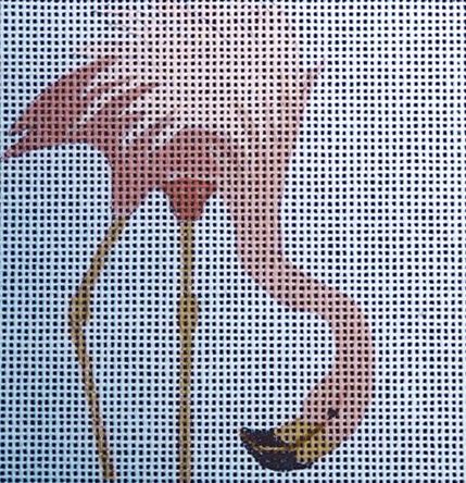 click here to view larger image of Flamingo - Shrimping (hand painted canvases)