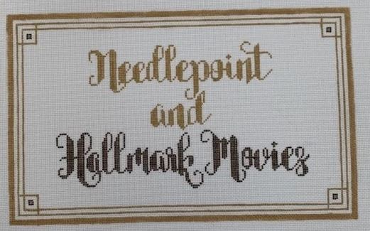click here to view larger image of Needlepoint and Hallmark Movies (hand painted canvases)