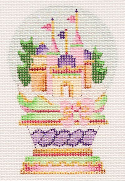 click here to view larger image of Snowglobe - Castle (hand painted canvases)