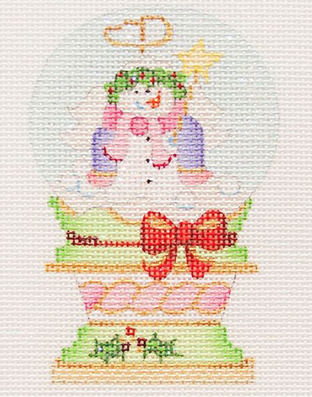 click here to view larger image of Snowglobe - Snow Angel (hand painted canvases)