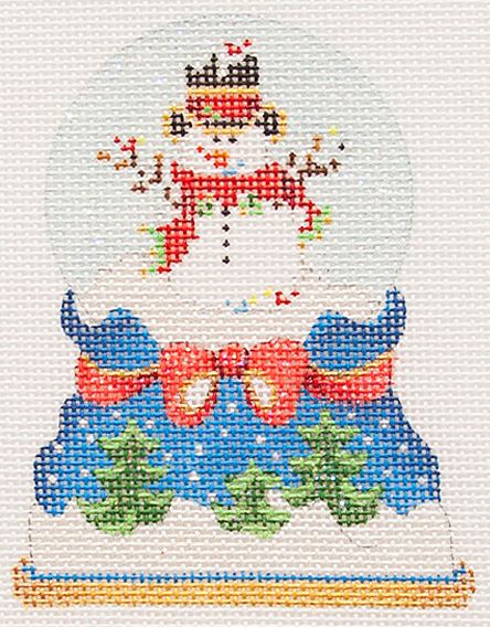 click here to view larger image of Snowglobe - Snowman (hand painted canvases)