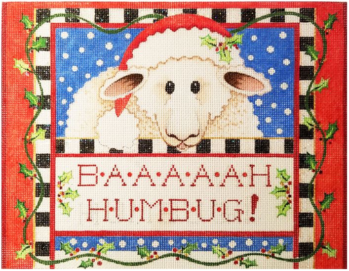 click here to view larger image of Baaaaaah Humbug ! (hand painted canvases)