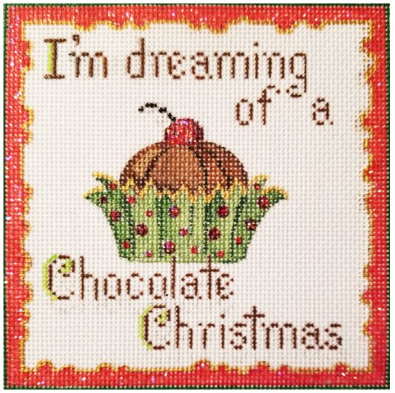 click here to view larger image of Chocolate Christmas (hand painted canvases)