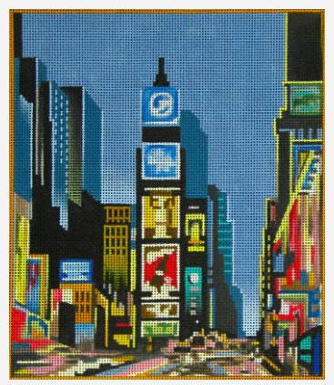 click here to view larger image of Times Square (hand painted canvases)
