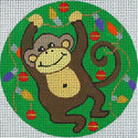 click here to view larger image of Monkey w/Lights (hand painted canvases)