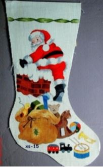 click here to view larger image of Santas Door (hand painted canvases)