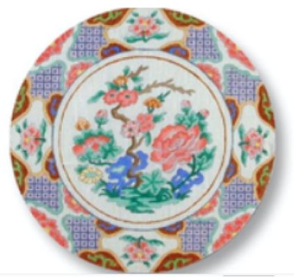 click here to view larger image of Spode Plate (hand painted canvases)