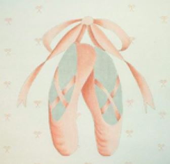click here to view larger image of Ballerina Shoes (hand painted canvases)